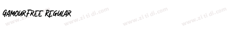 GamourFree Regular字体转换